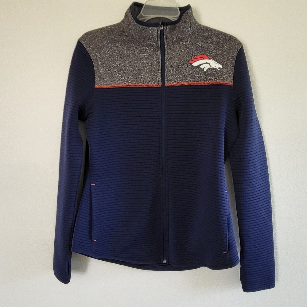 Denver Broncos women's small lightweight zip up jacket